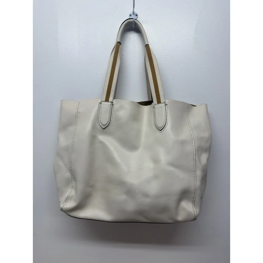 Coach F58660 Soft Chalk Pebble Leather Derby‎ Tote $298 MSRP #12